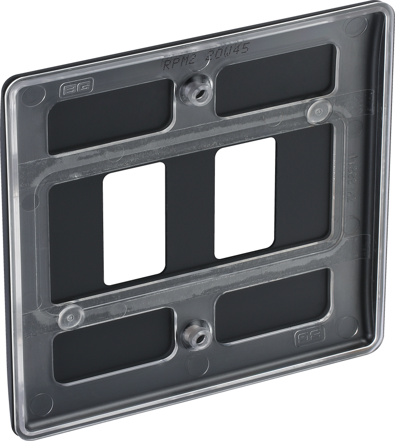 BG Electrical Grid - 2 module, square