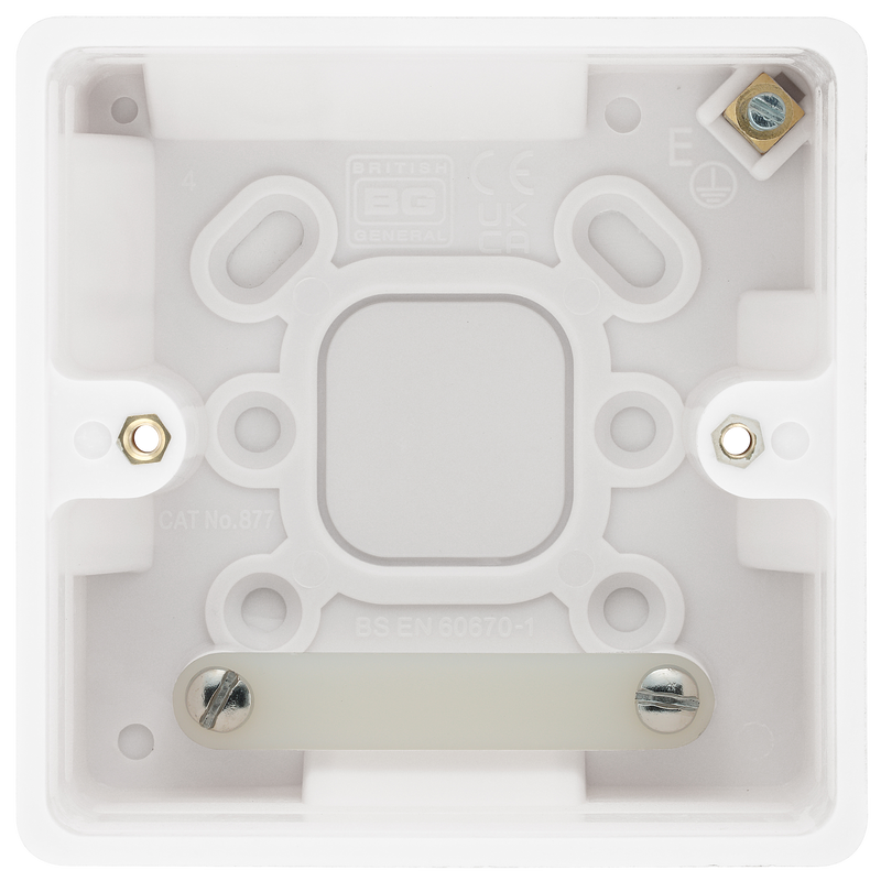 BG Electrical 800 Series - Single 50mm