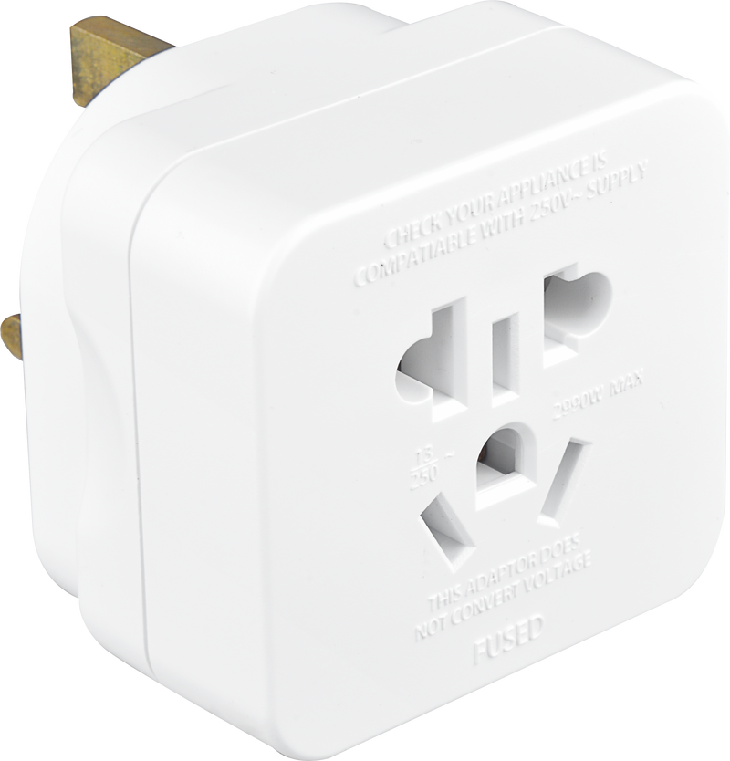 Masterplug Travel - White