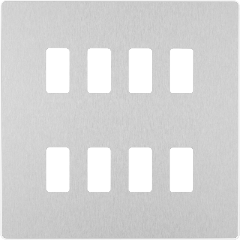 BG Electrical Grid - 8 module, square