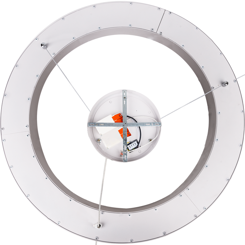 Luceco Cirrus - Cirrus Decorative Pendant Luminaire, Circular Design, DALI Dimmable, IP20, 76.8W, 9600lm, 4000K