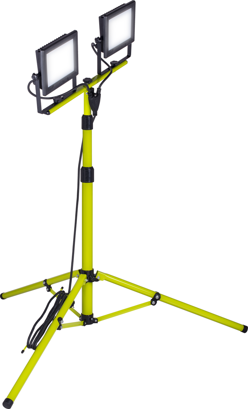 Luceco Tripod 20w - Eco worklight tripod twin 50W heads