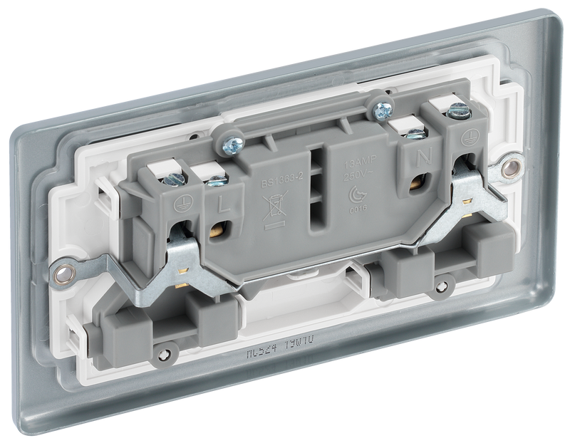 BG Electrical Metal Clad - Double, unswitched