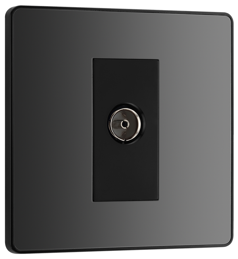BG Electrical Evolve Black Chrome - Single, co-axial