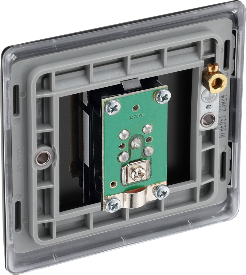 BG Electrical Nexus Metal Matt Black - Single satellite