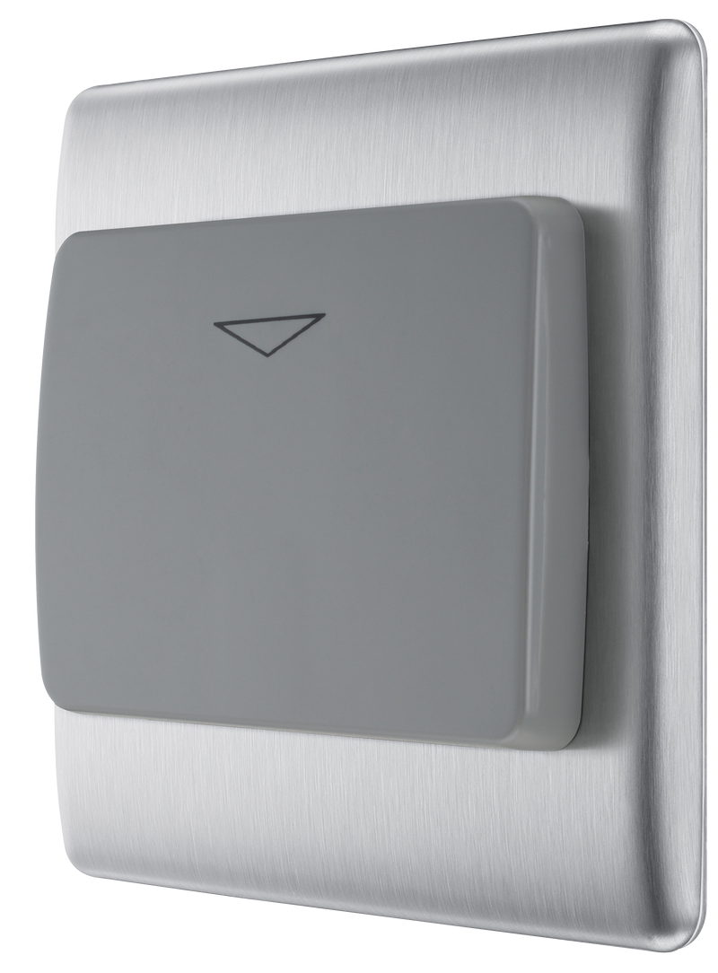 BG Electrical Nexus Metal Brushed Steel - Hotel key card switch