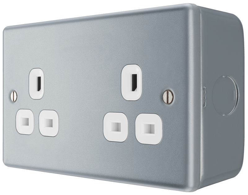 BG Electrical Metal Clad - Double, unswitched