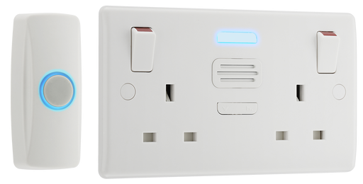 BG Electrical 800 Series - Double, switched, single pole, with door chime