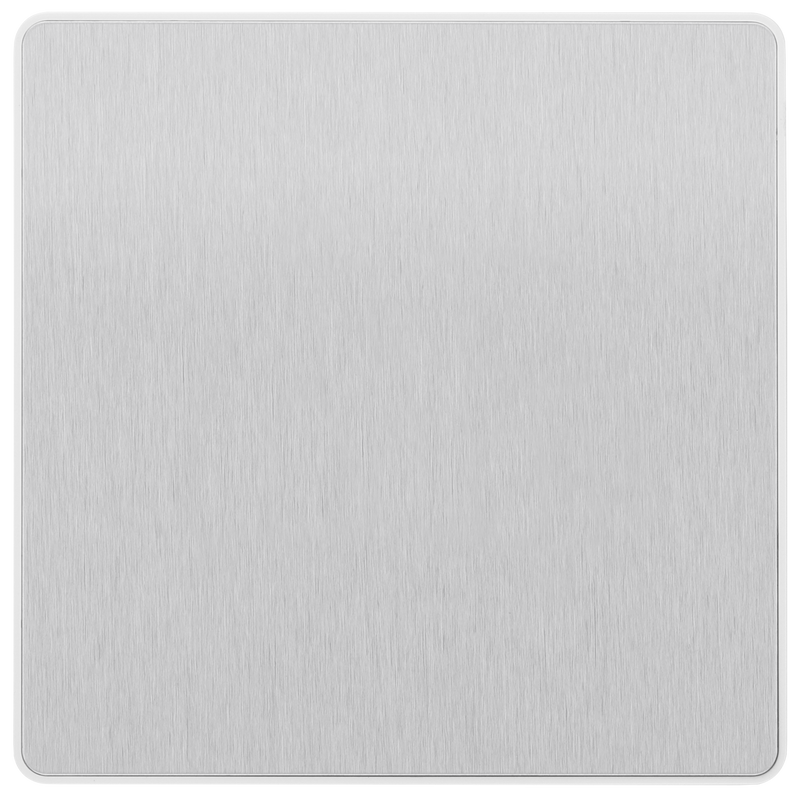 BG Electrical Evolve Brushed Steel - Single, blank plate