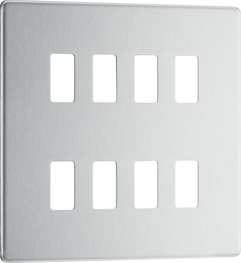 BG Electrical Grid - 8 module, square