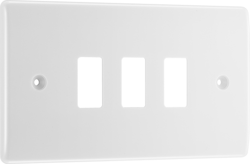 BG Electrical Grid - 3 module, rectangular