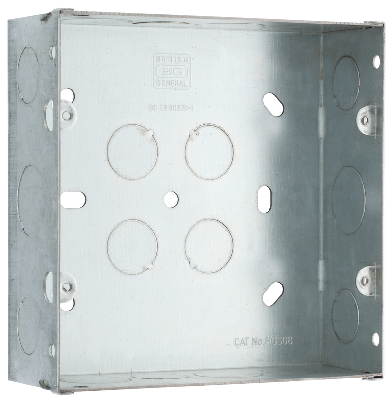 BG Electrical Contractor - Flush Metal Box for 6-8 Module Grid