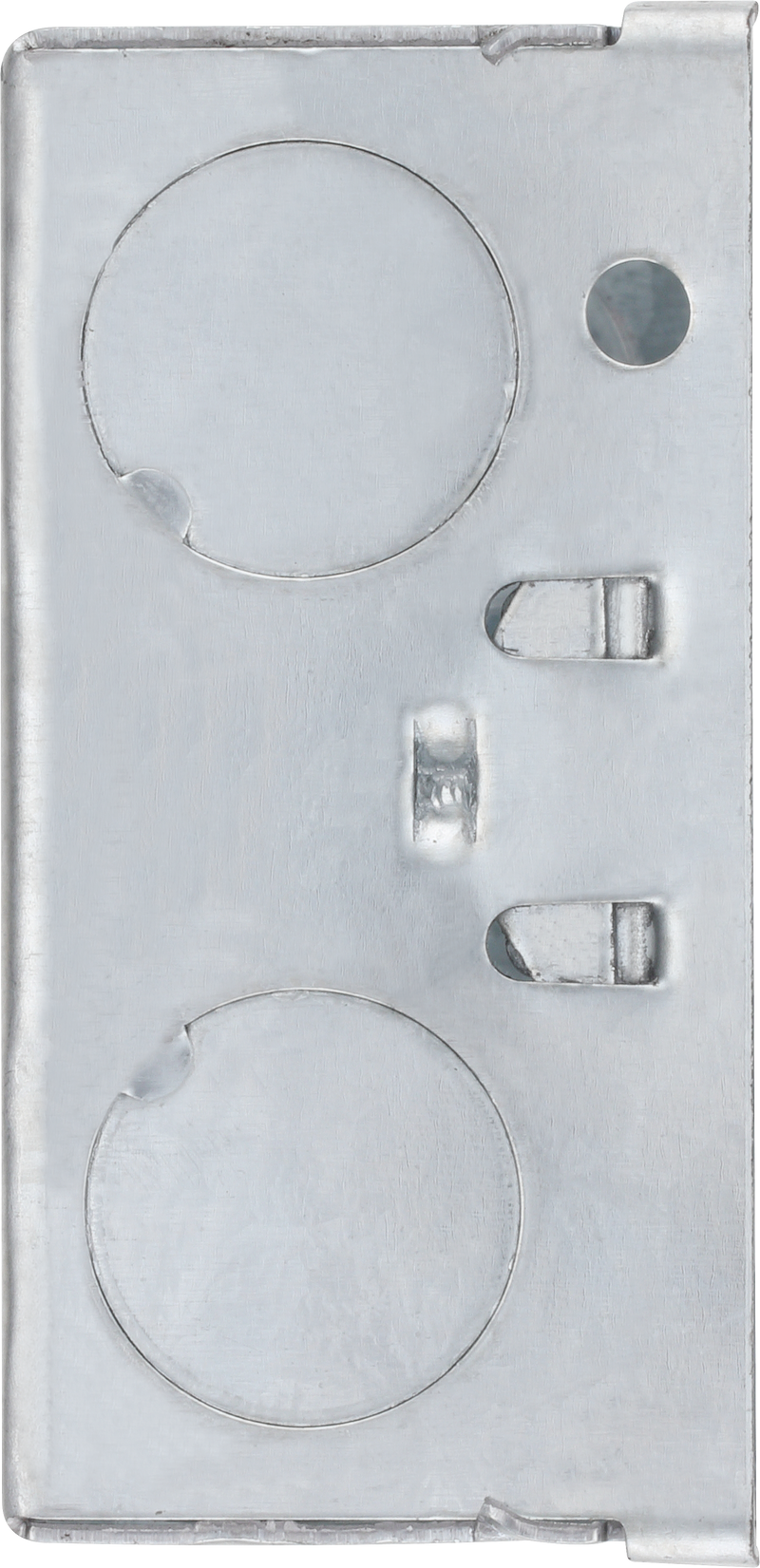 BG Electrical Contractor - Steel Knockout Box, Double, 35mm