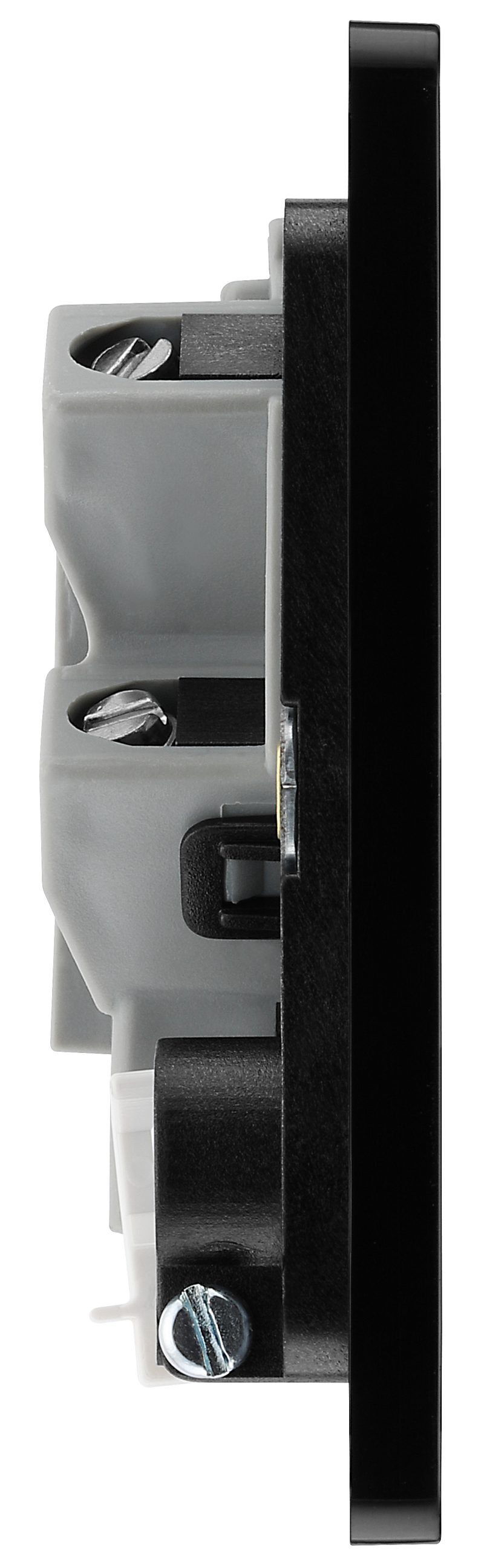 BG Electrical Evolve Black Chrome - Unswitched and fused
