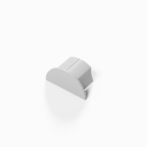 D-Line Trunking - 30x15mm White Smooth-Fit End Cap