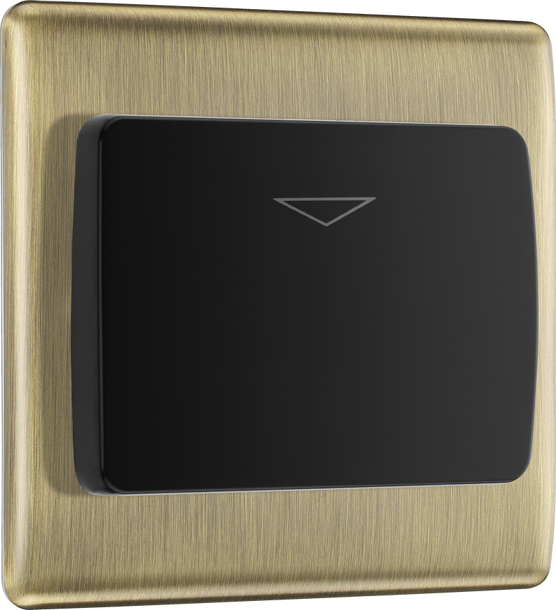 BG Electrical Nexus Metal Antique Brass - Hotel key card switch