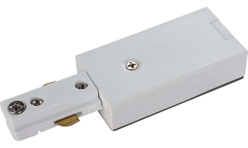 Luceco Single Circuit Track - Single circuit track live feed accessory white