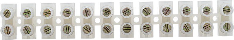 BG Electrical Contractor - 15A Terminal Strip, 12 Way, 10pk