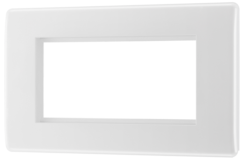 BG Electrical Euro Module - 4 module - rectangular