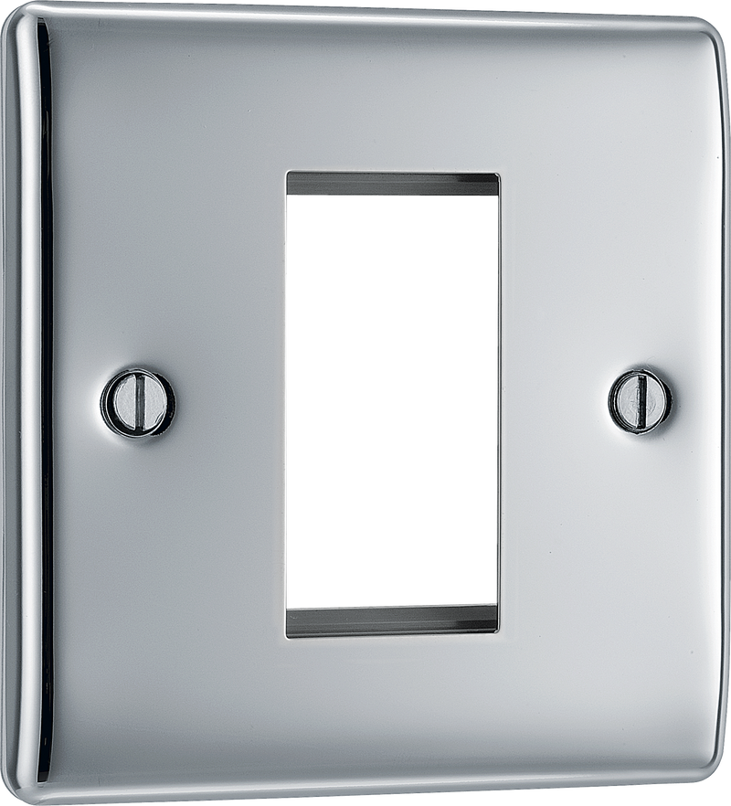 BG Electrical Euro Module - 1 module - square
