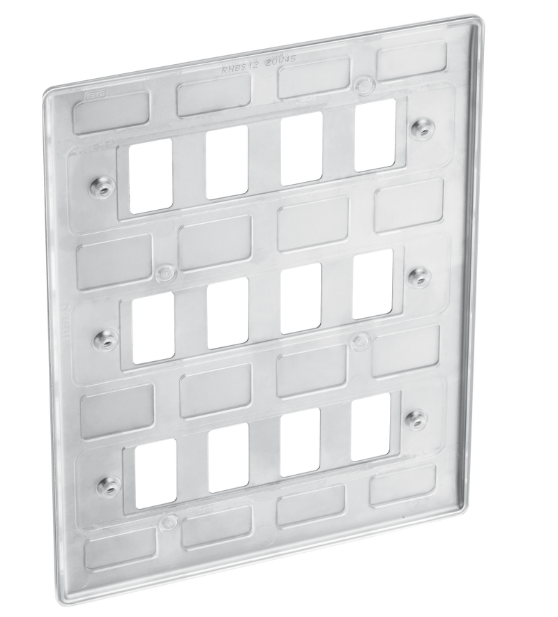BG Electrical Grid - 12 module, square