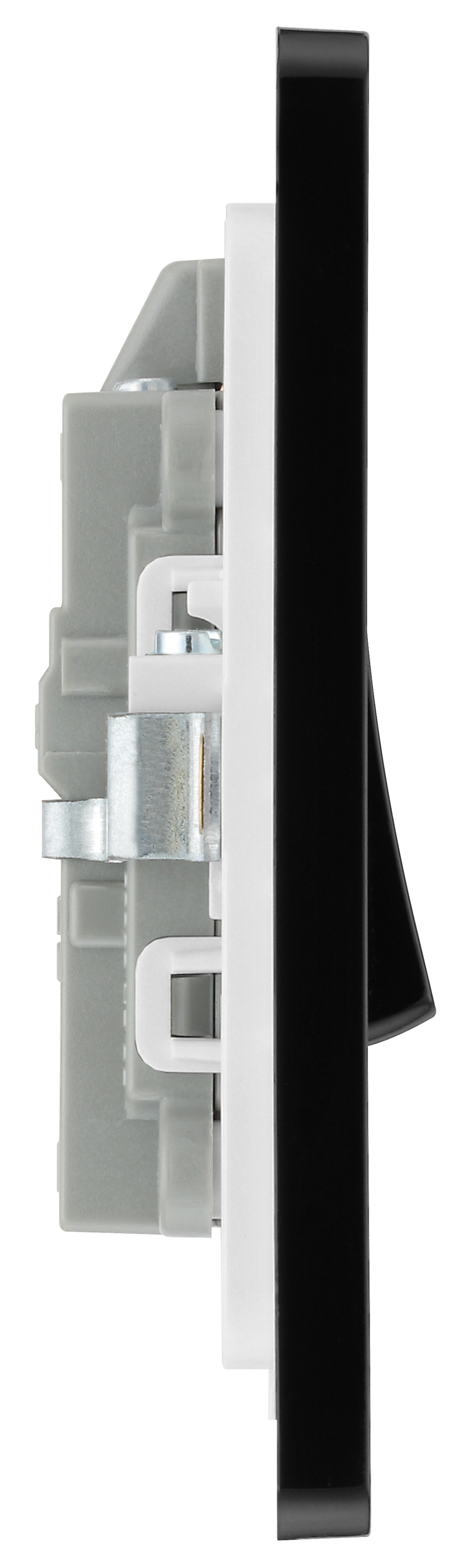 BG Electrical Evolve Satin Brass - 20A, double pole, with indicator