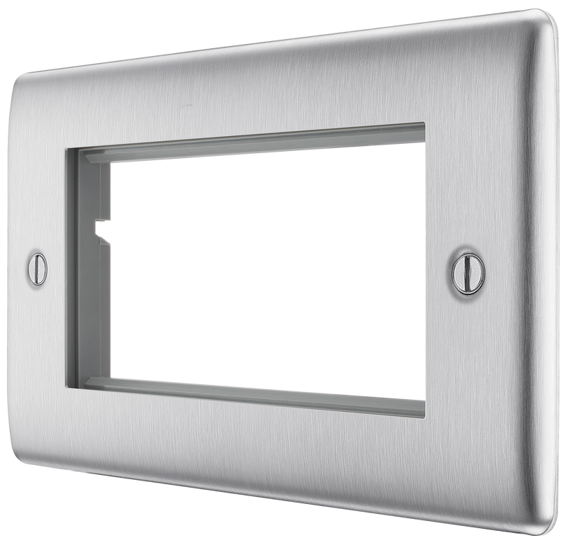 BG Electrical Euro Module - 4 module - rectangular