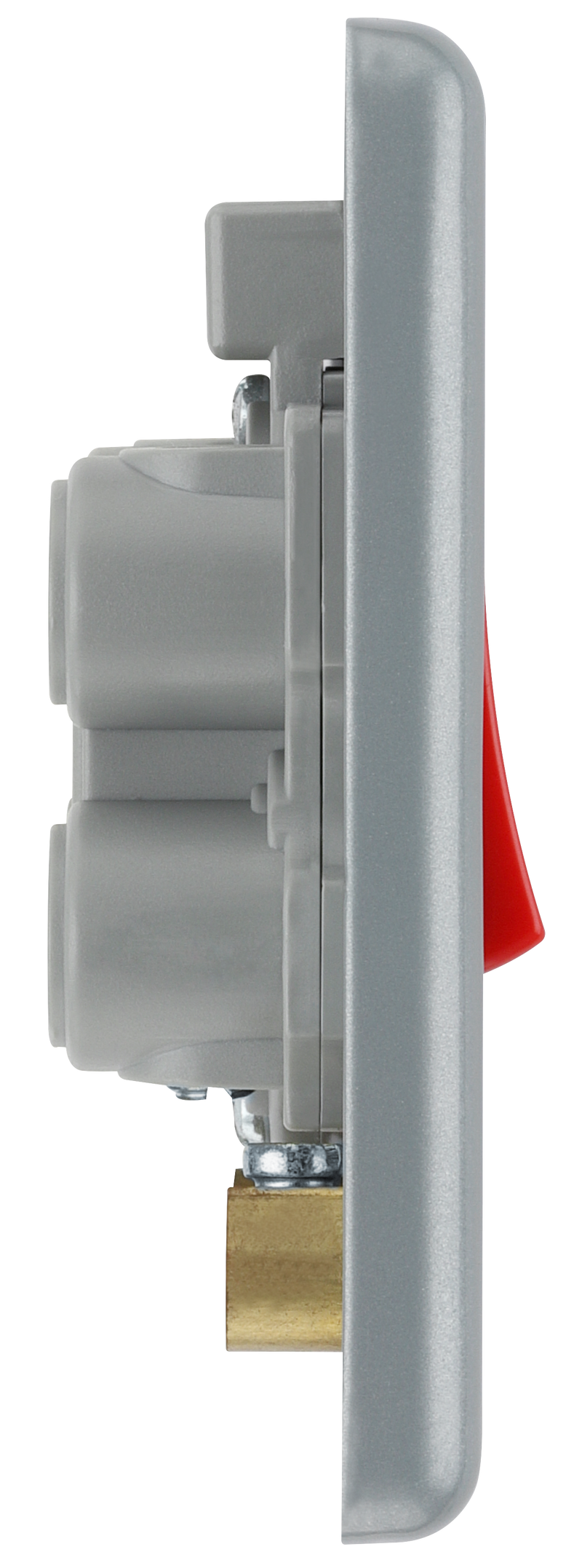 BG Electrical Metal Clad - 45A, double pole, single plate, with indicator