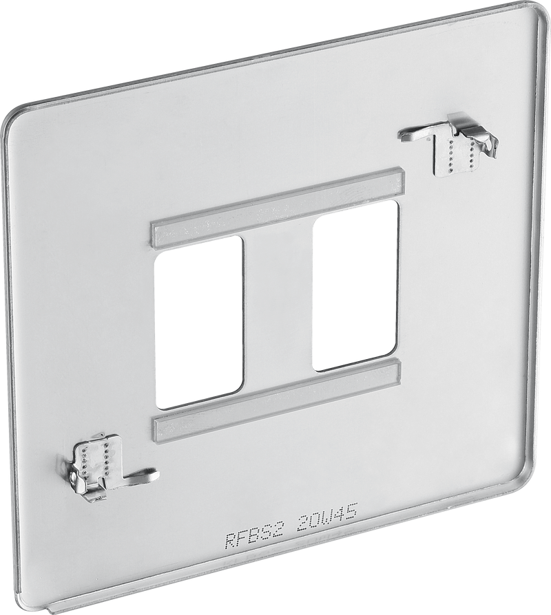 BG Electrical Grid - 2 module, square