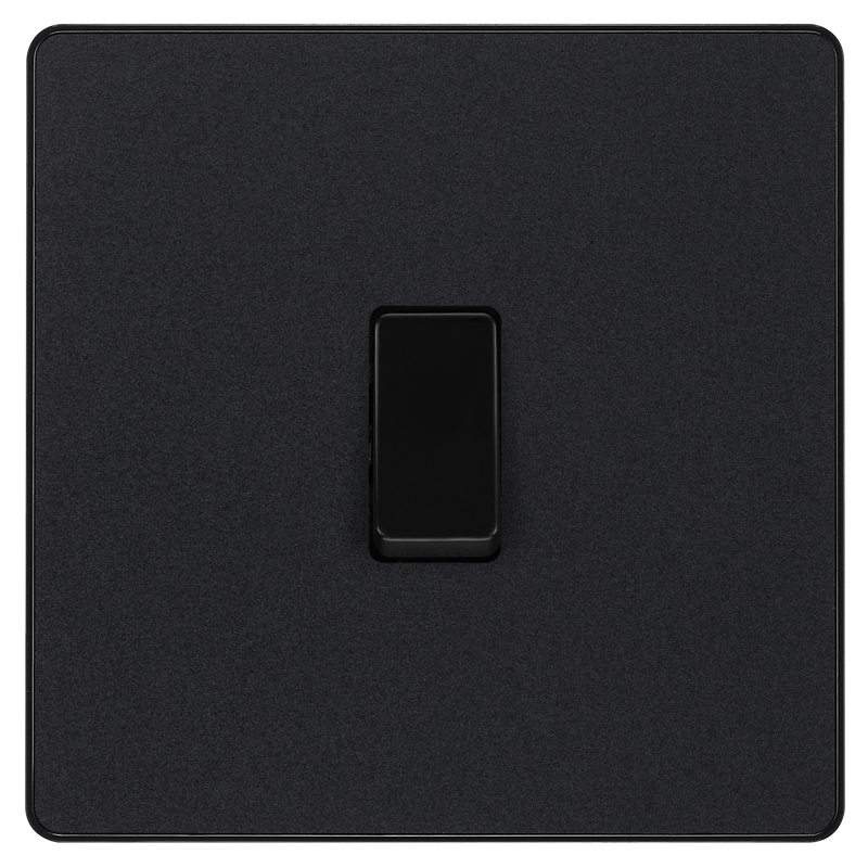 BG Electrical Evolve Matt Black - Intermediate switch