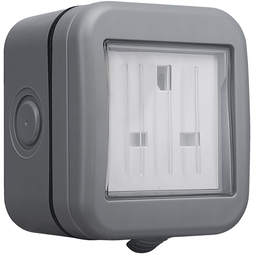 BG Electrical Weatherproof IP55 - Single, unswitched, IP55