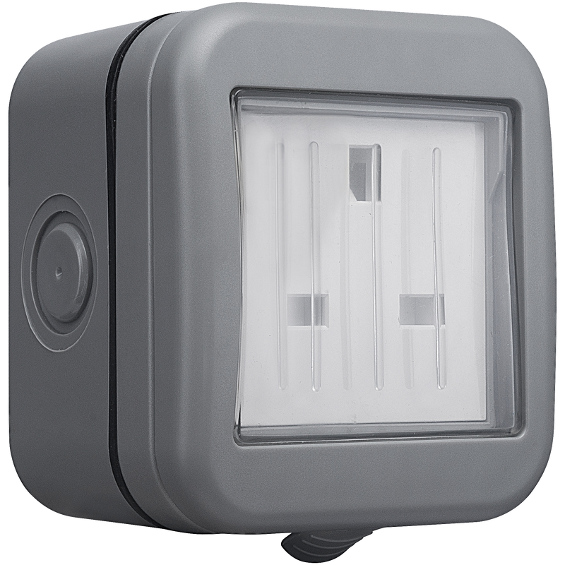 BG Electrical Weatherproof IP55 - Single, unswitched, IP55