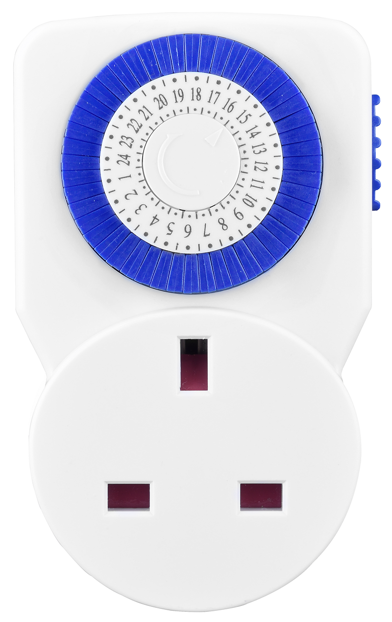 Masterplug Timer - 24 Hour, White