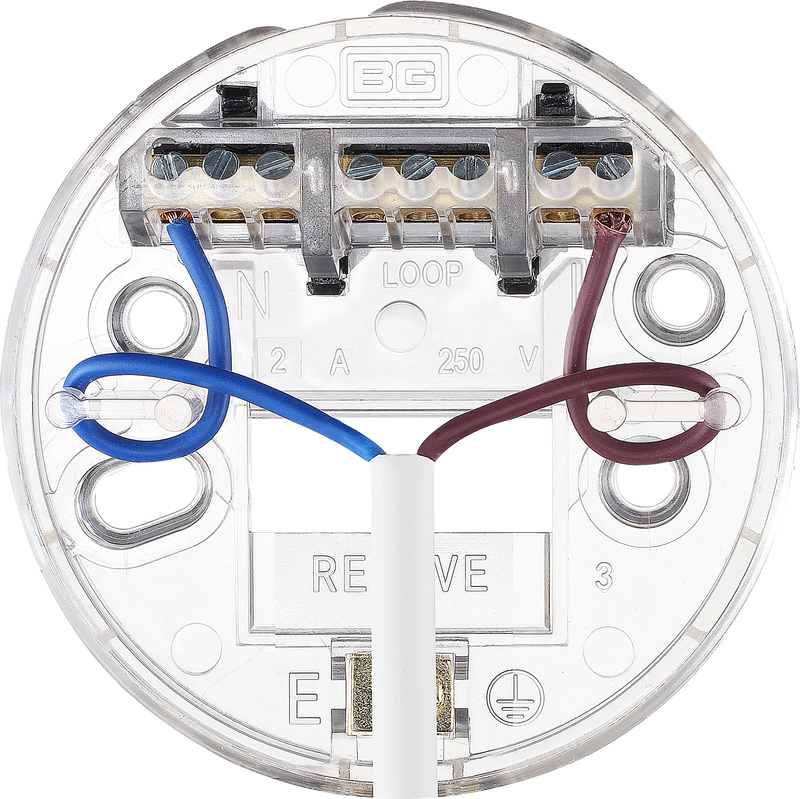BG Electrical Ceiling Accessories - E14 6 flex, 3" base