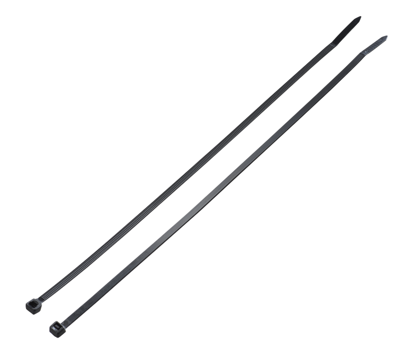 BG Electrical Contractor - Cable Tie, Black, 300mm x 4.8mm, 100pk