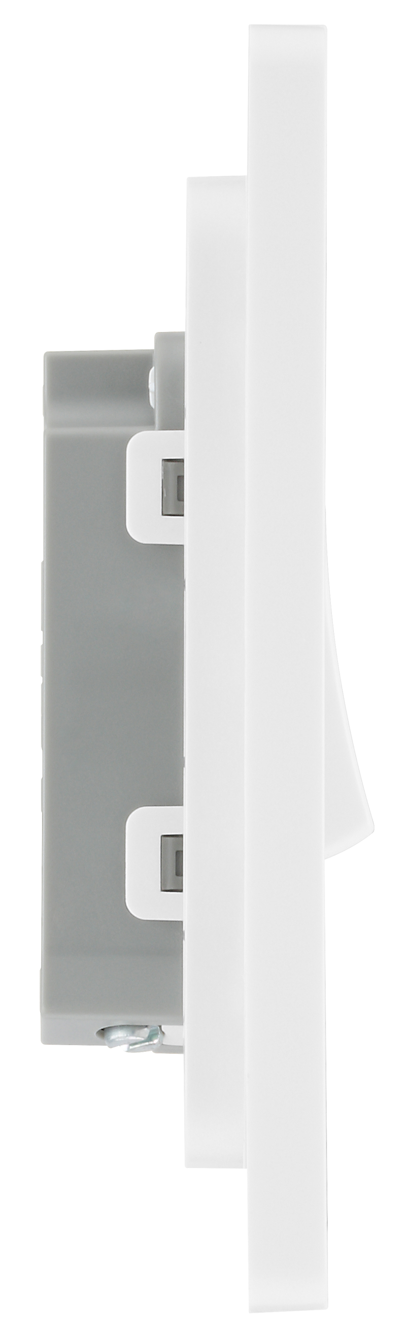 BG Electrical Evolve Pearlescent White - Single, 2 way switch