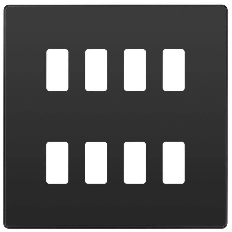 BG Electrical Grid - 8 module, square