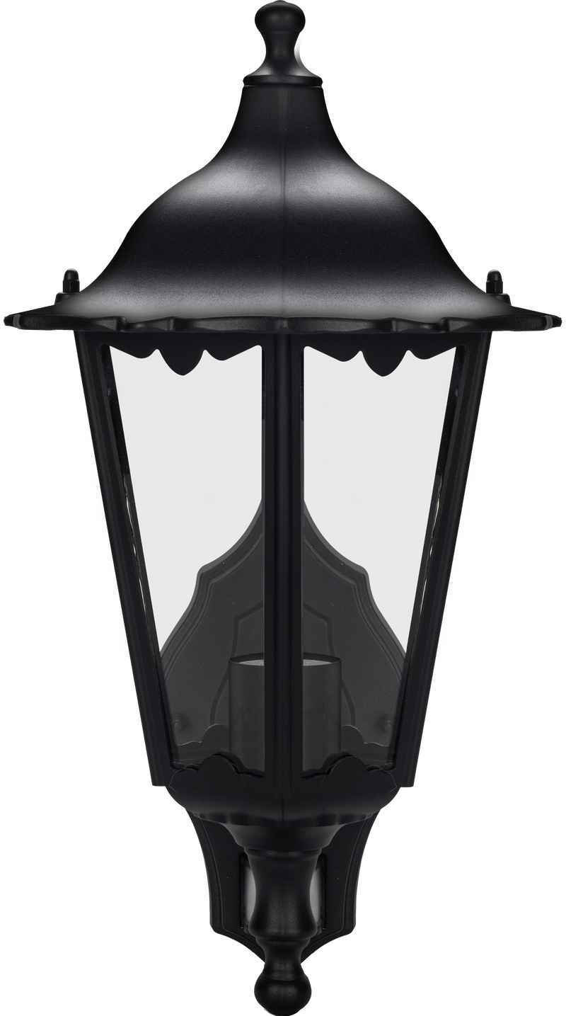 Luceco Coach Lantern - Coach lantern 6 sided supplied less lamp (60W max) with extended outreach