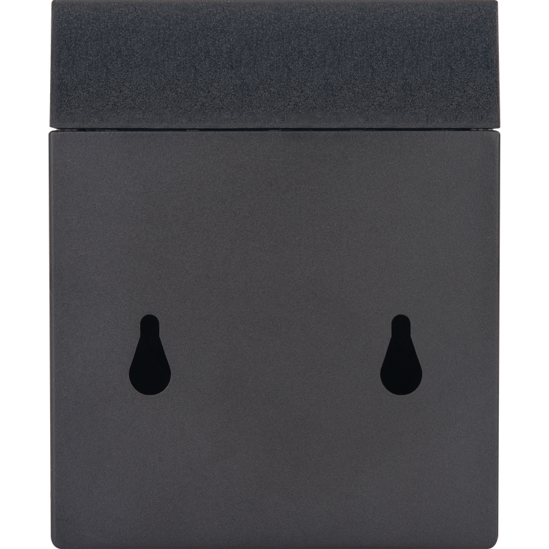 Luceco Slate Grey Wall Lights - Aries Decorative Outdoor Solar Wall Light with PIR Motion Sensor, LED Exterior Lighting, Slate Grey, IP44, 5W, 600lm, 3000K