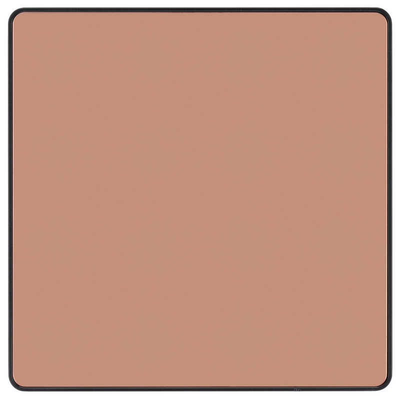BG Electrical Evolve Polished Copper - Single, blank plate