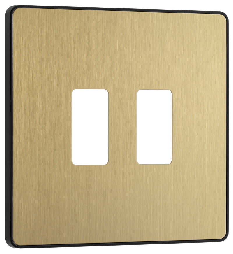 BG Electrical Grid - 2 module, square