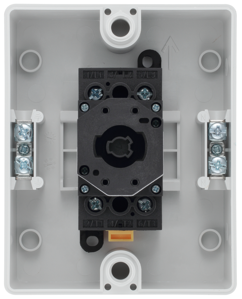 BG Circuit Protection Rotary Isolator 4 Pole - 20A, 4-Pole AC, Rotary Isolator