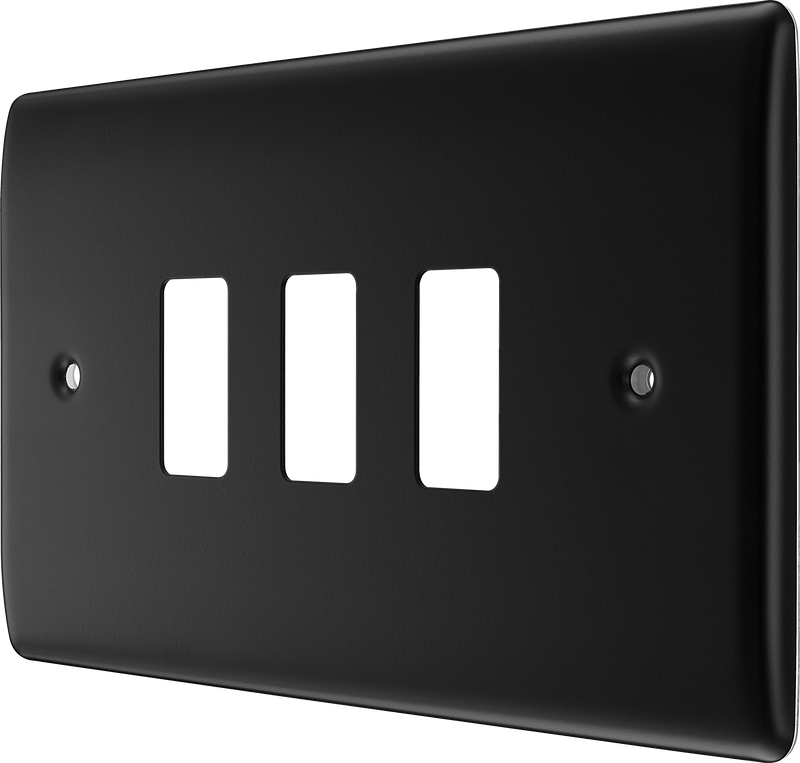 BG Electrical Grid - 3 module, rectangular
