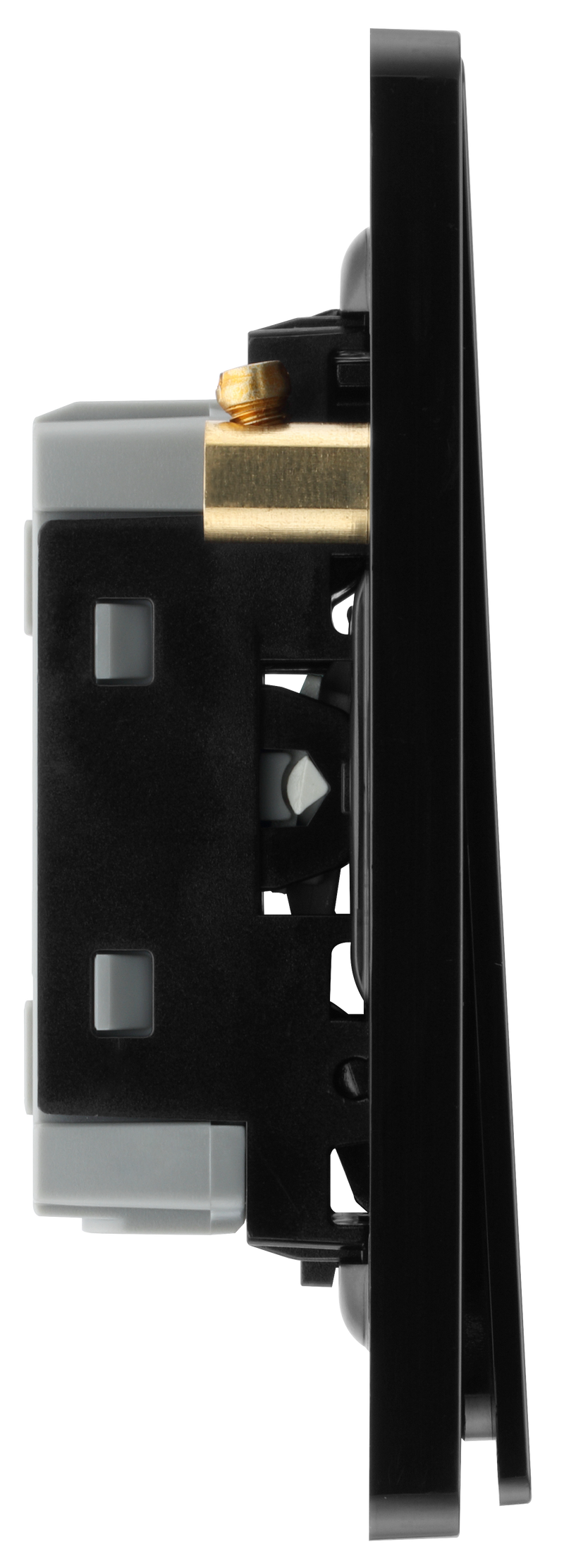 BG Electrical Evolve Polished Copper - Double, 2 way switch, edge rocker