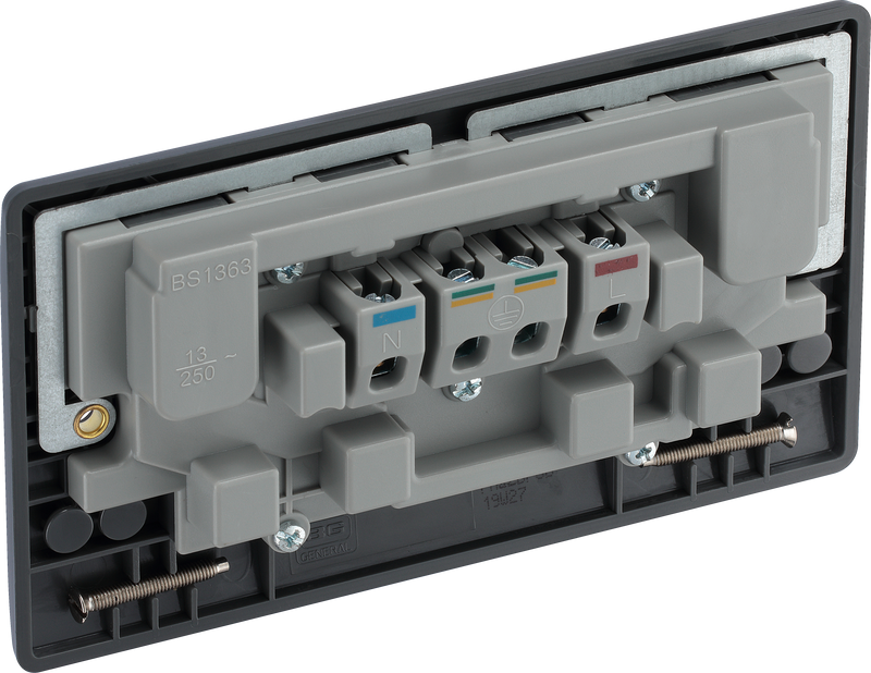 BG Electrical Part M - Double, switched, double pole, outboard rockers