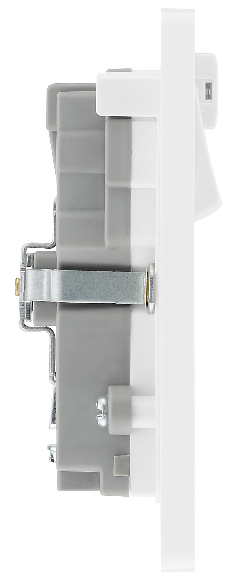 BG Electrical Evolve Pearlescent White - Double, switched, single pole, WiFi Extender + USB A