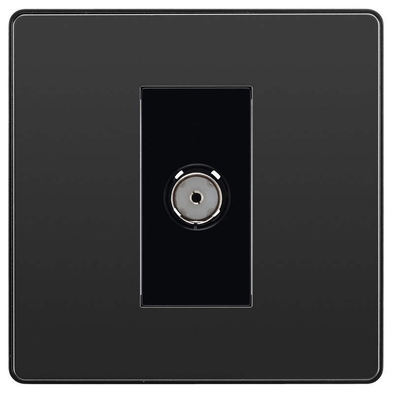 BG Electrical Evolve Black Chrome - Single, co-axial