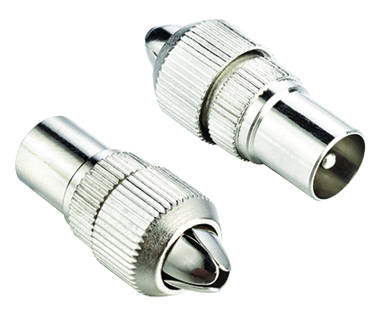 Ross Cable Accessories - Coaxial cable plugs (2 pack, nickel)
