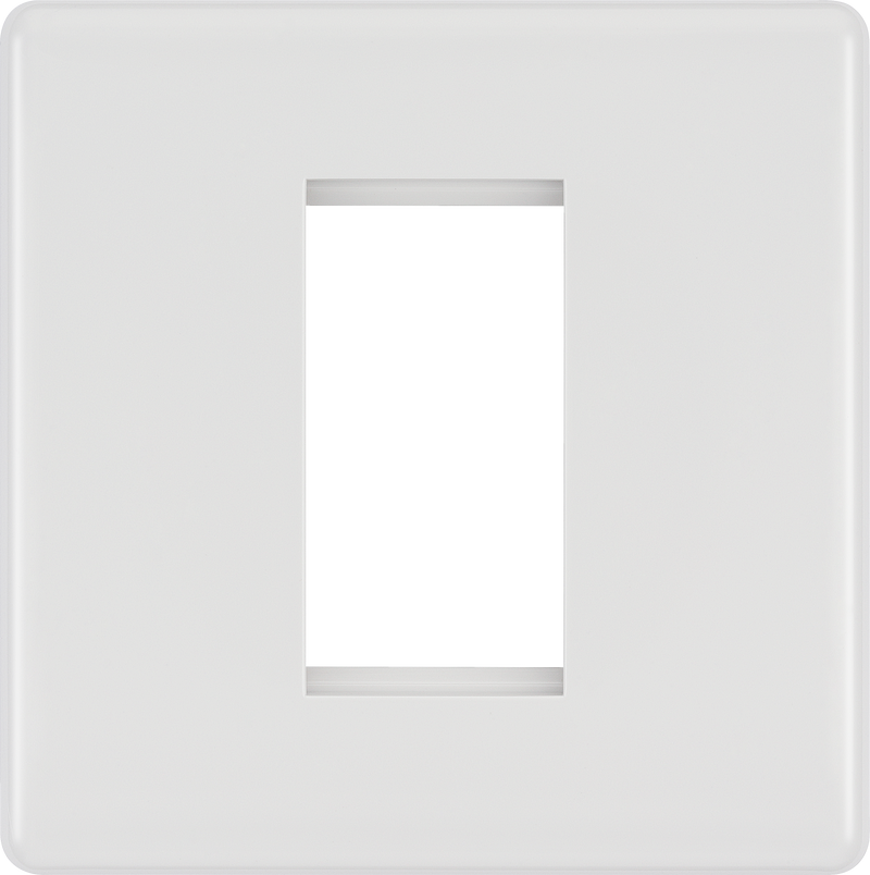 BG Electrical Euro Module - 1 module - square