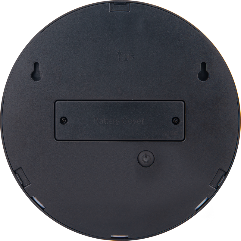 Luceco Ext Residential - Carina Decorative Round Eyelid Outdoor Solar Bulkhead Wall Light with PIR Motion Sensor, LED Exterior Lighting, Black, IP54, 5W, 500lm, 4000K